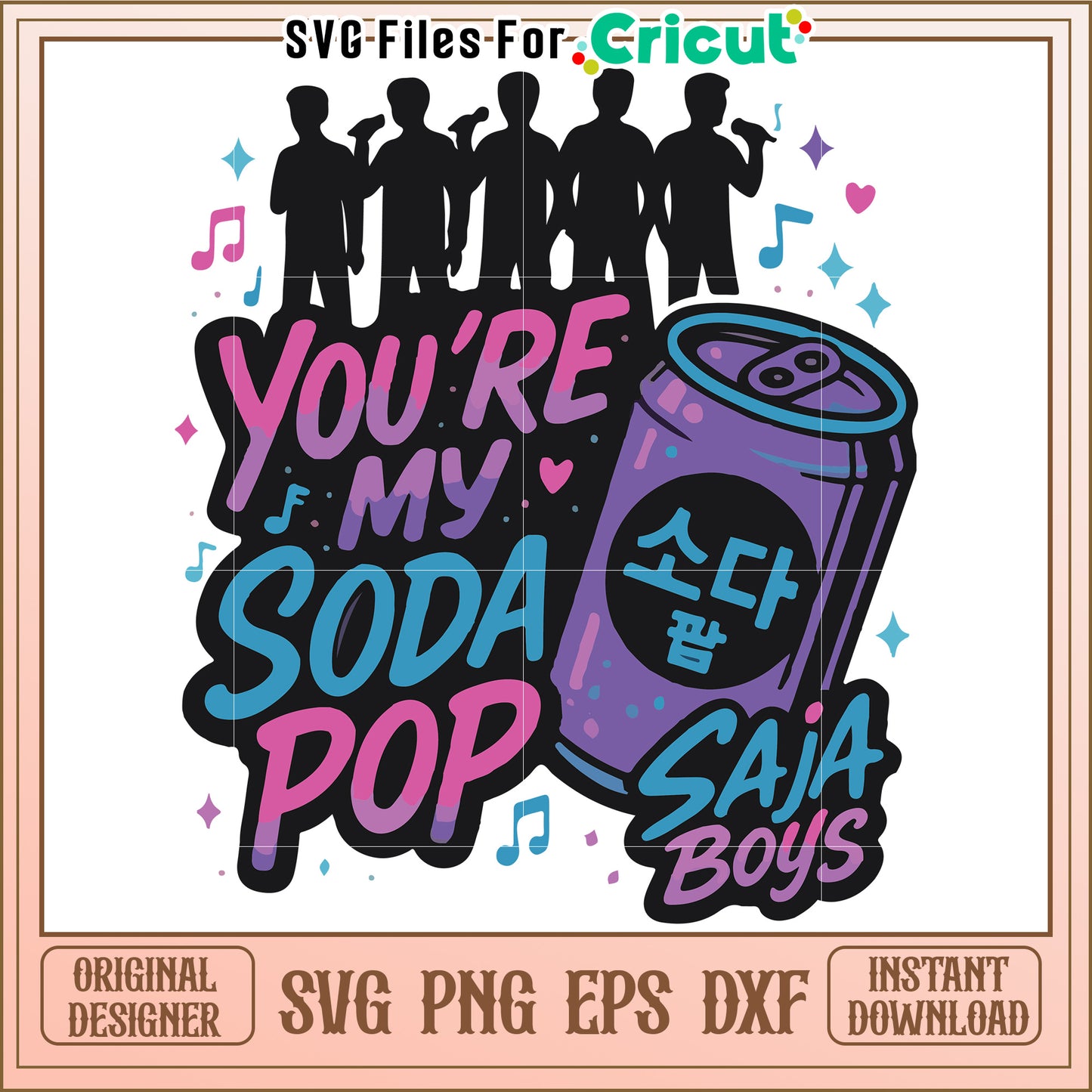 You're my soda pop tumbler svg, kpop band svg, kpop demon hunters svg