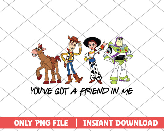 You've got a friend disney png