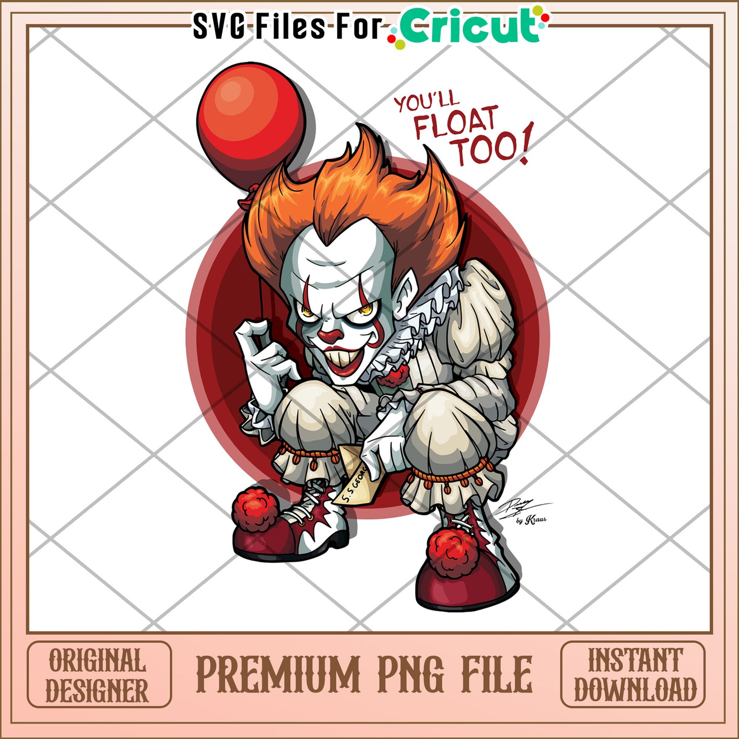 You will float too png, halloween​ design​ png, halloween costume​ png