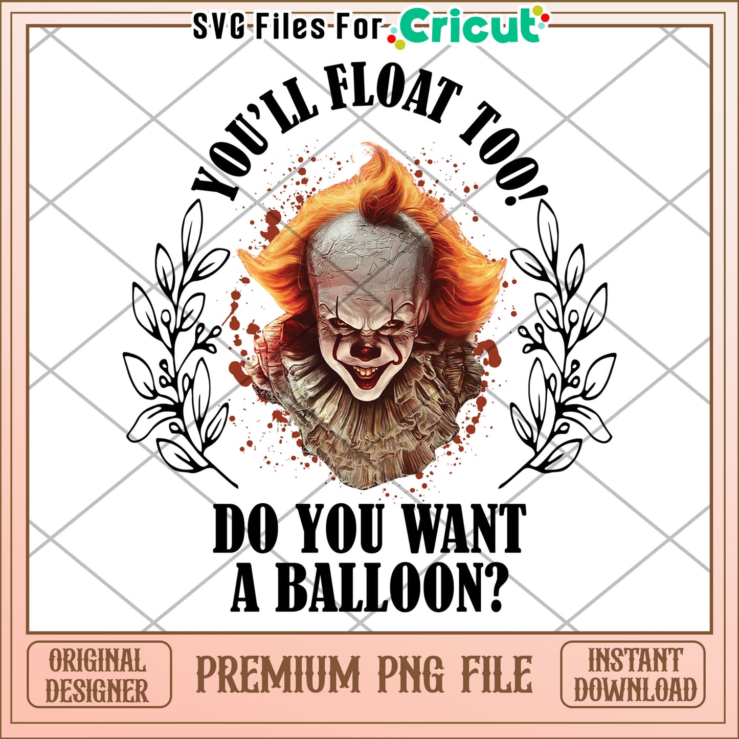 You will float too png, horror movie characters png, horror movie png