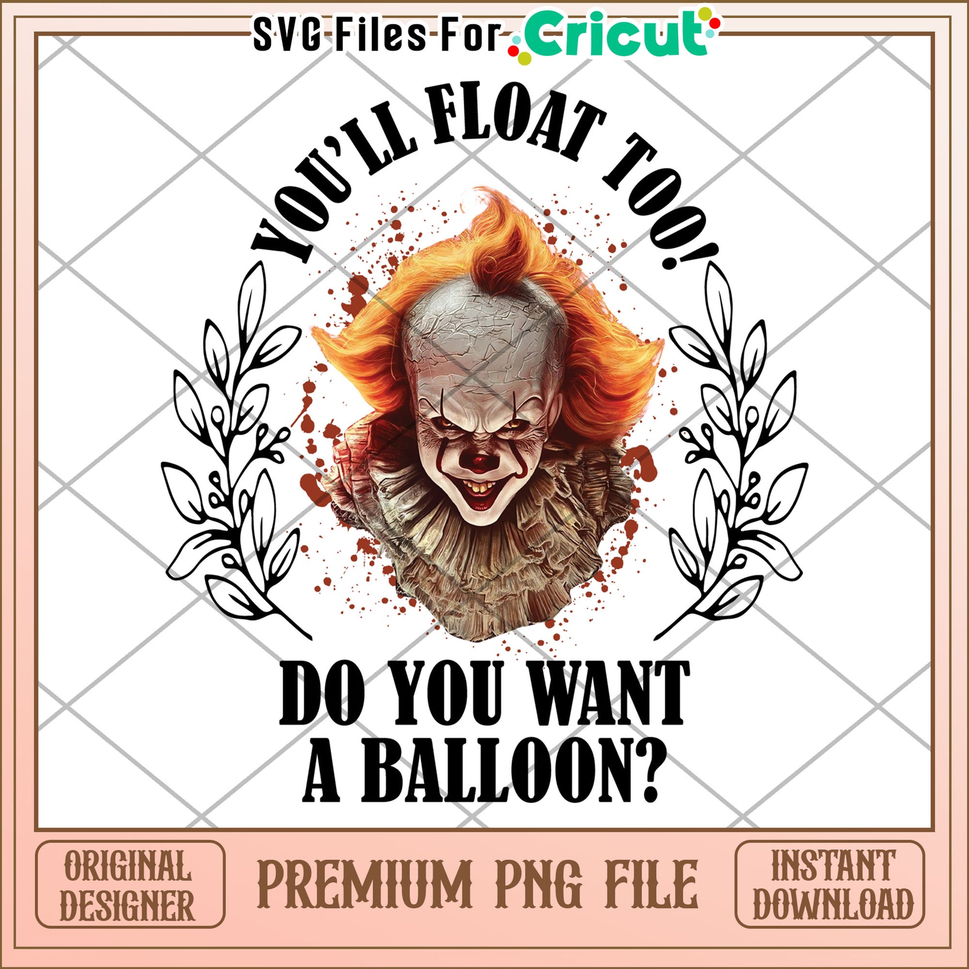 You will float too png, horror movie characters png, horror movie png