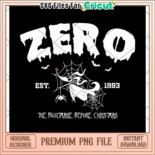 Zero png, halloween decorations png, spooky fall png