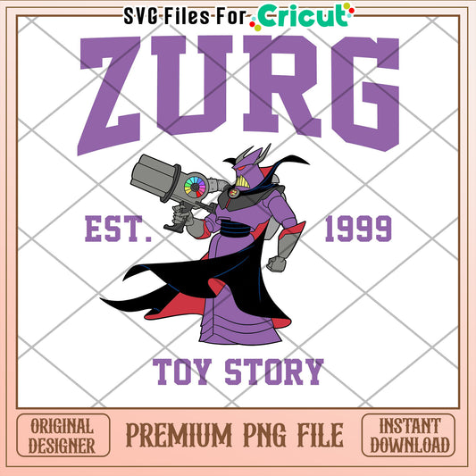 Zurg Toy Story PNG Instant Download