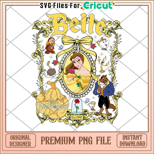 belle princess png, beauty and the beast png, disney princess png