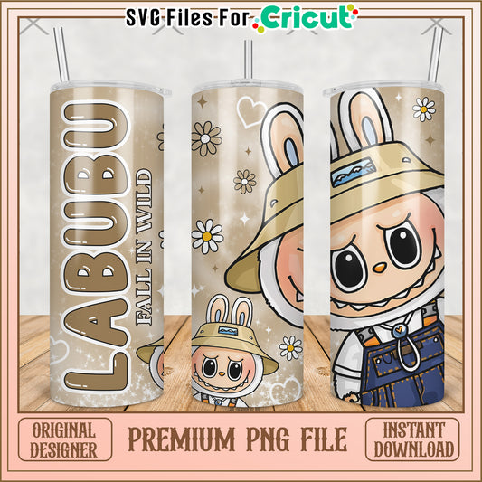 chrysanthemum tumbler png, labubu macaron​ png, the monsters labubu​ png