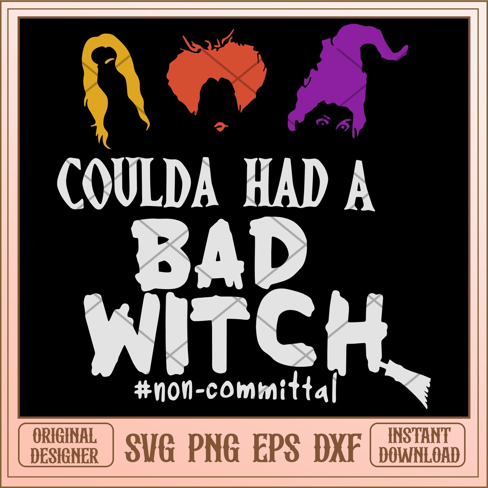 coulda had a bad witch Hocus Pocus bundle svg, Hocus pocus characters svg, digital download