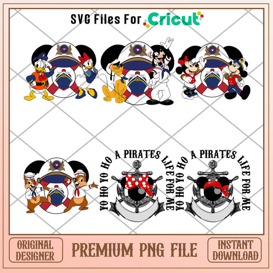 Disney Cruise png bundle 