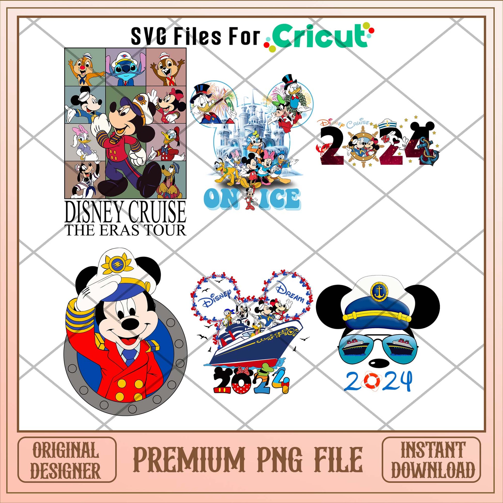 Disney cruise life 2024 png bundle