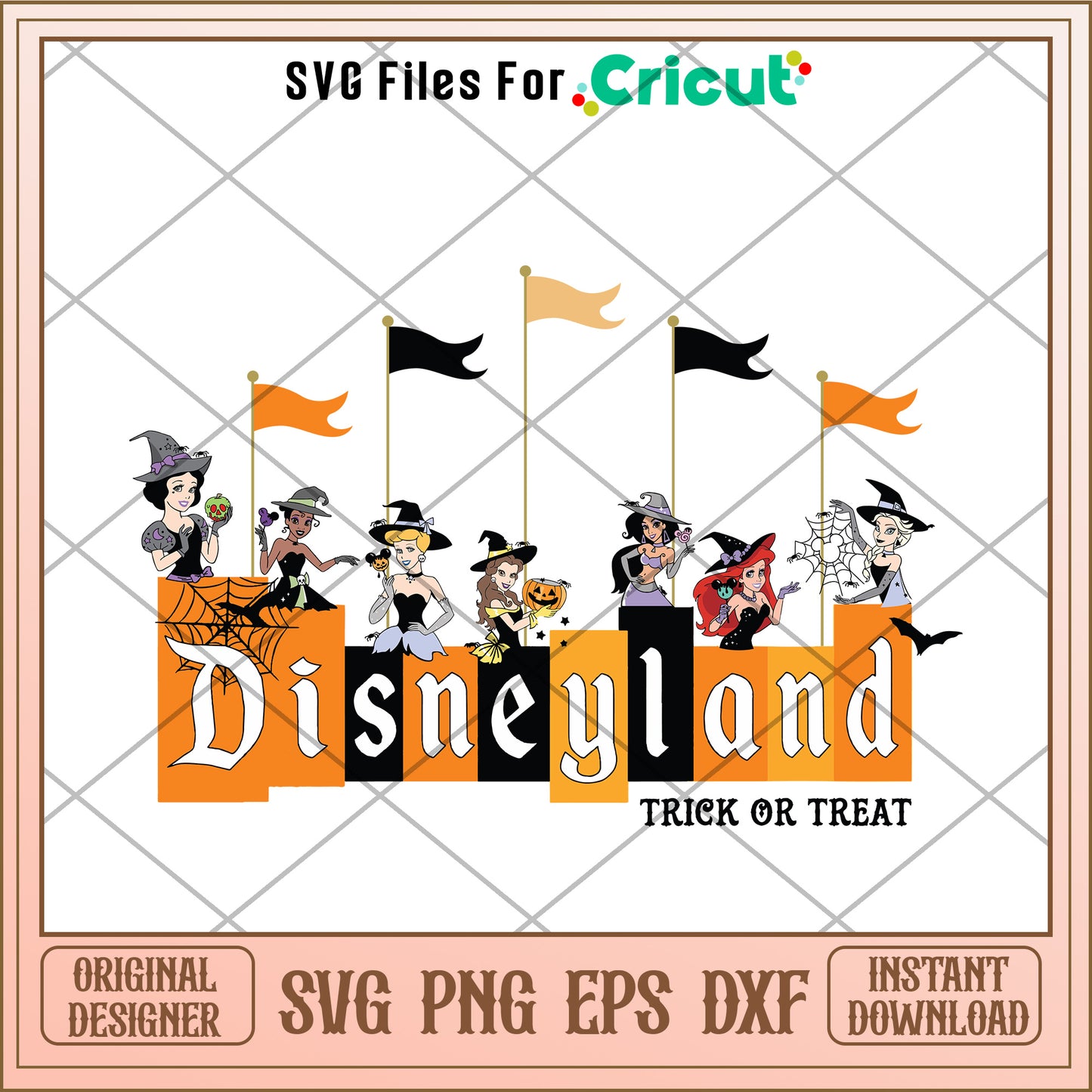 Mickey trick or treat halloween svg