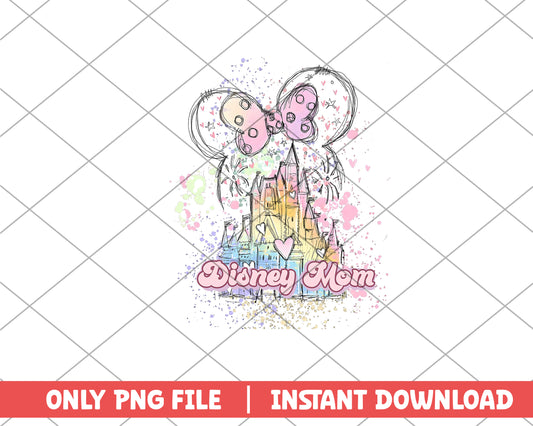 Disney Mom minnie head  png