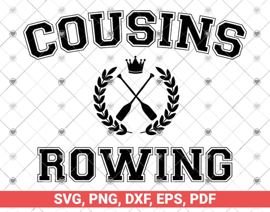 Cousins Rowing SVG