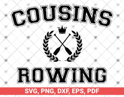 Cousins Rowing SVG