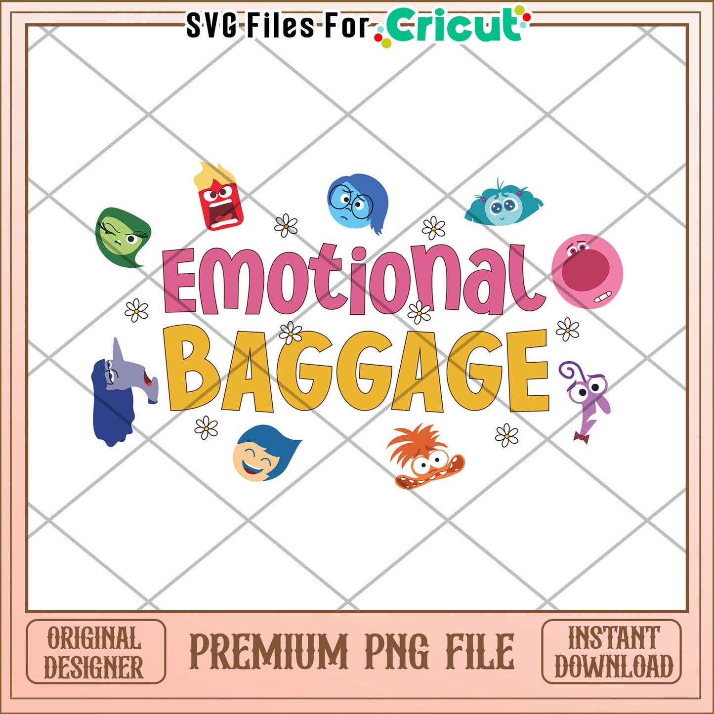 emotional baggage png, inside out 2 png, inside out memes​ png