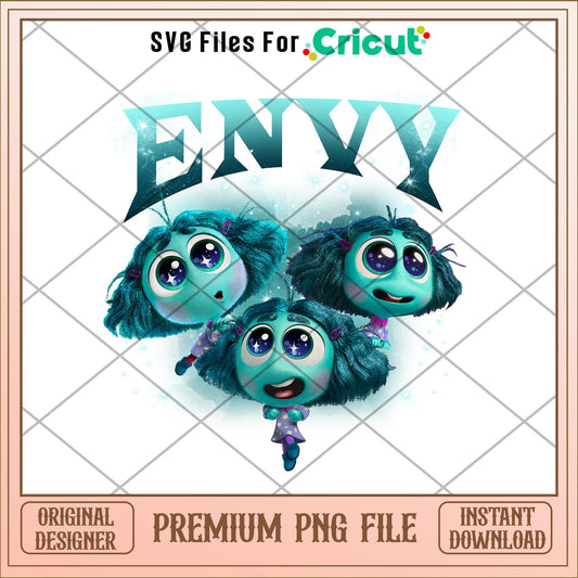 Emotions envy Inside out 2 png