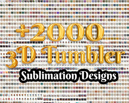  3D Tumbler Wrap BUNDLE