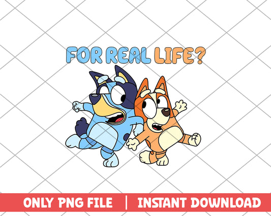 For Real Life Bluey And Bingo png