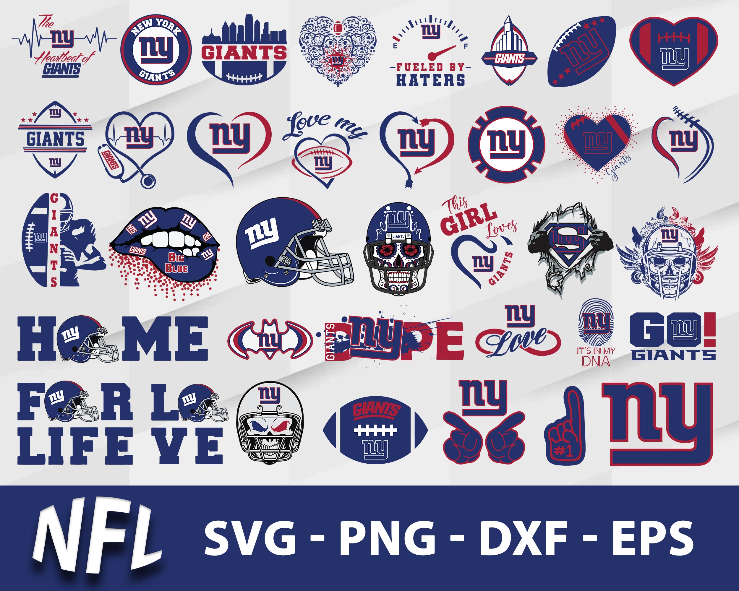 New york giants logo nfl bundle svg, new york giants svg – svg files ...