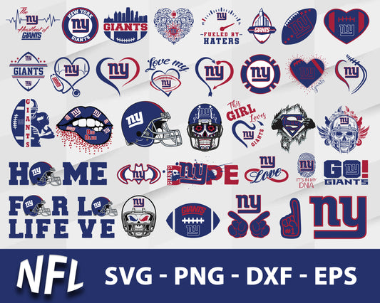 New york giants logo nfl bundle svg, new york giants svg
