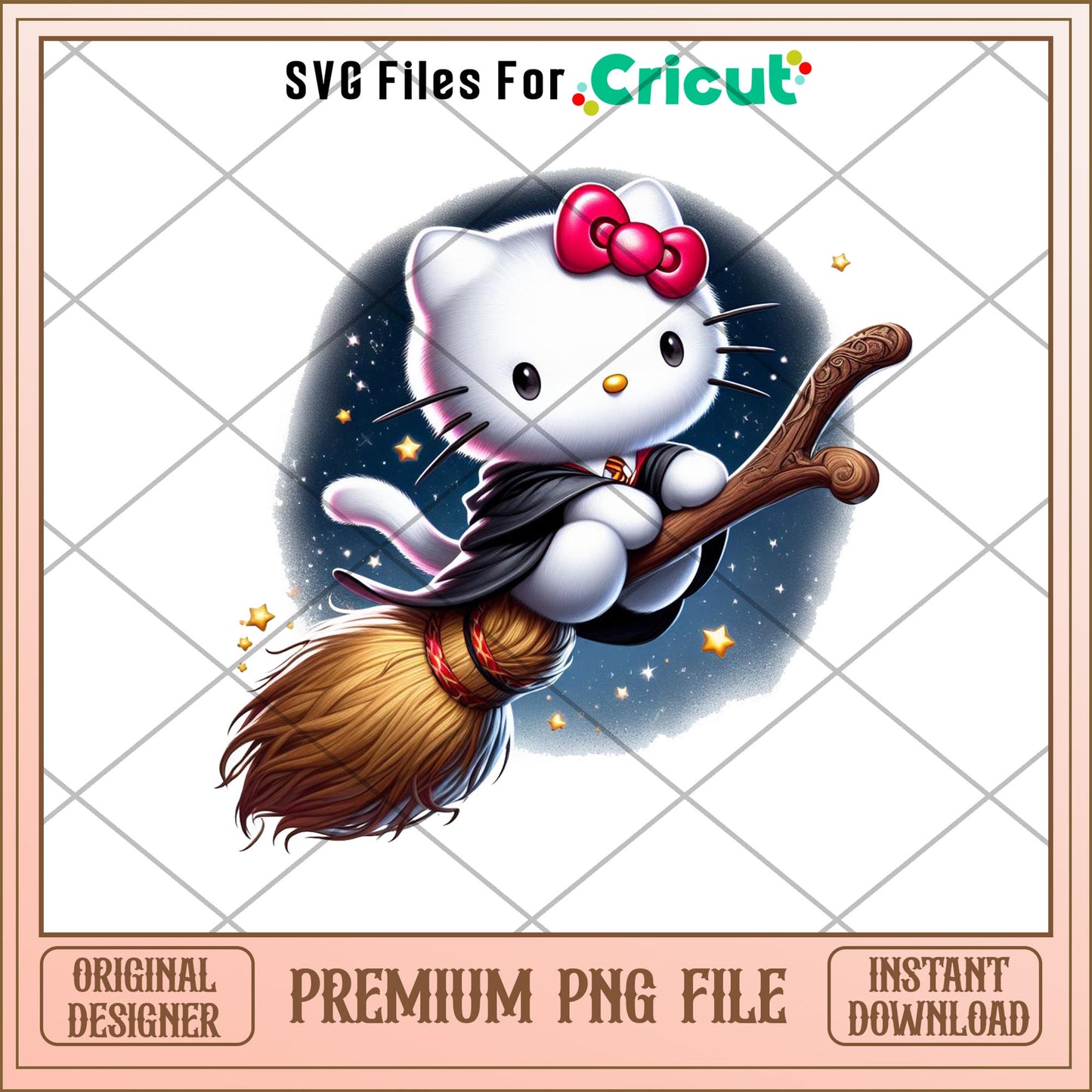 harry potter hello kitty png, potter png, digtal dowload