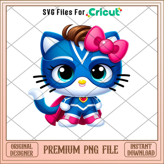hello kitty  Super Kitties Team Crystal  png,  PJ Masks png, digital download