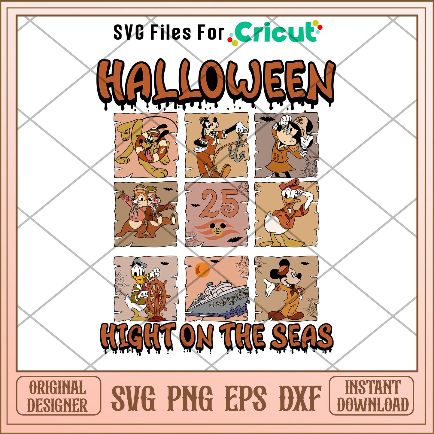 Mickey halloween  hight on the seas svg