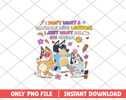 Disney Bluey and friends png