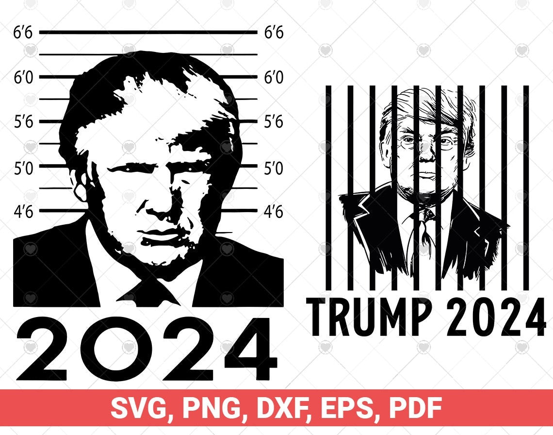 Trump Mugshot 2024 svg