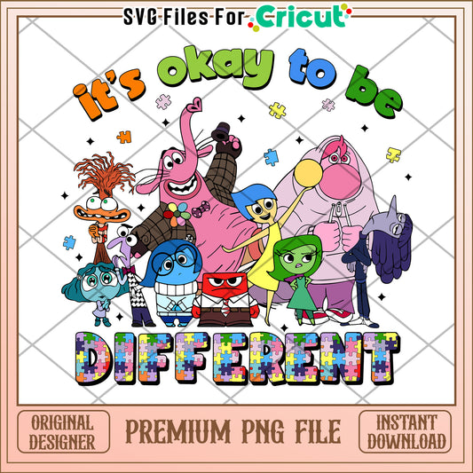 it's okay to be different png, inside out 2 png, inside out memes​ png