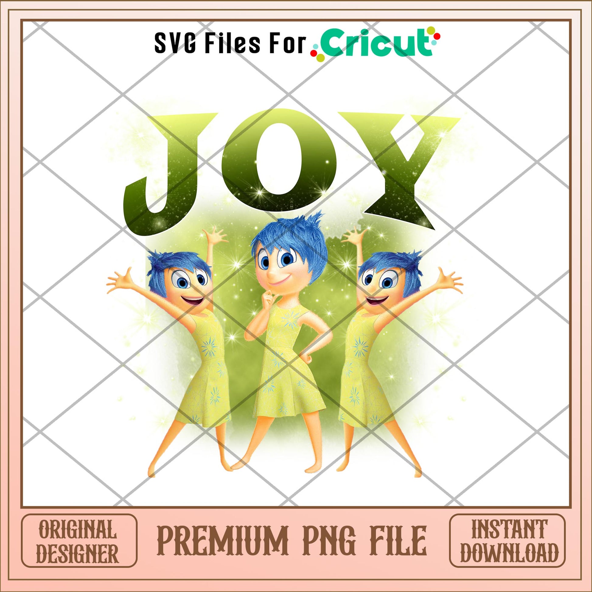 Joy emotions Inside out 2 png