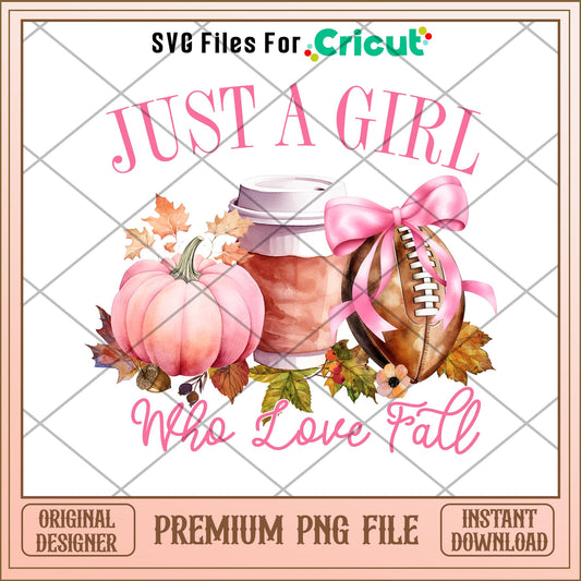 just a girl who love fall png, fall png, halloween png