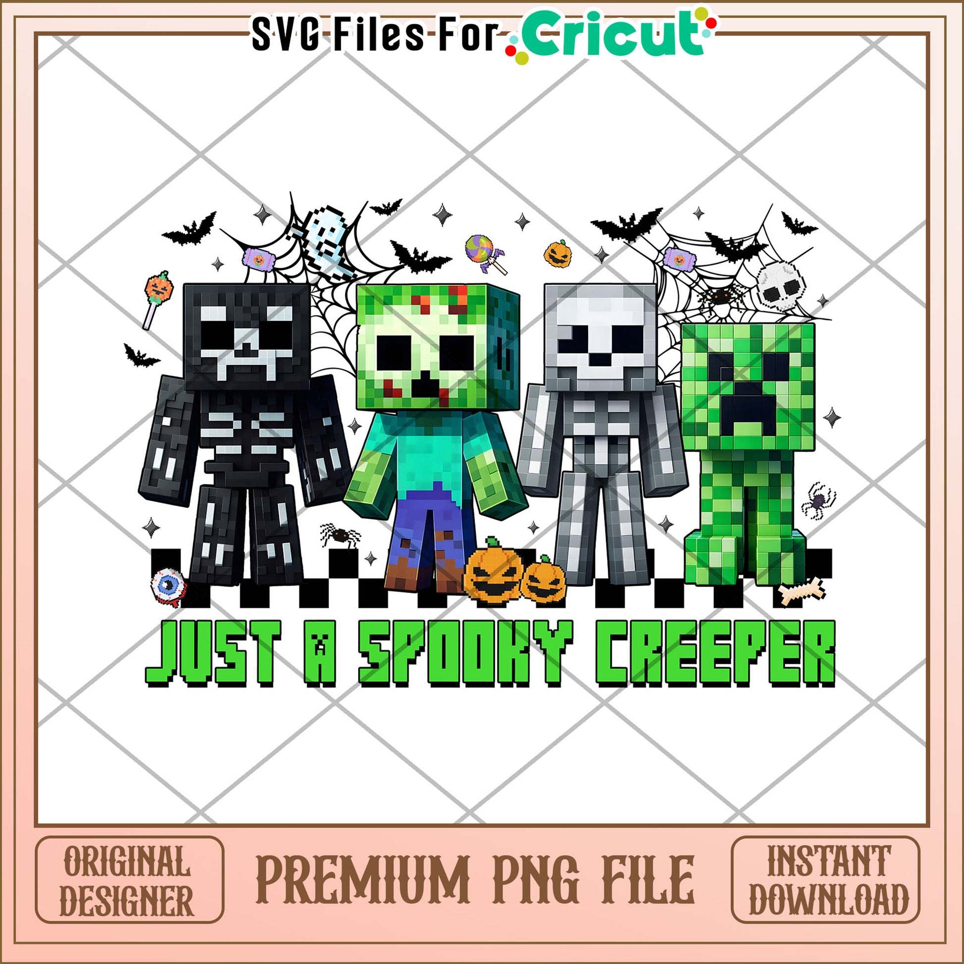 just a spooky creeper png, halloween toys png, halloween horror night png