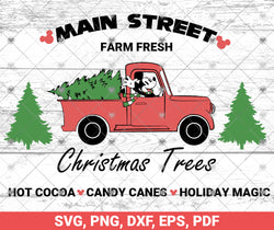 Main Street Farm Fresh Christmas Tree SVG
