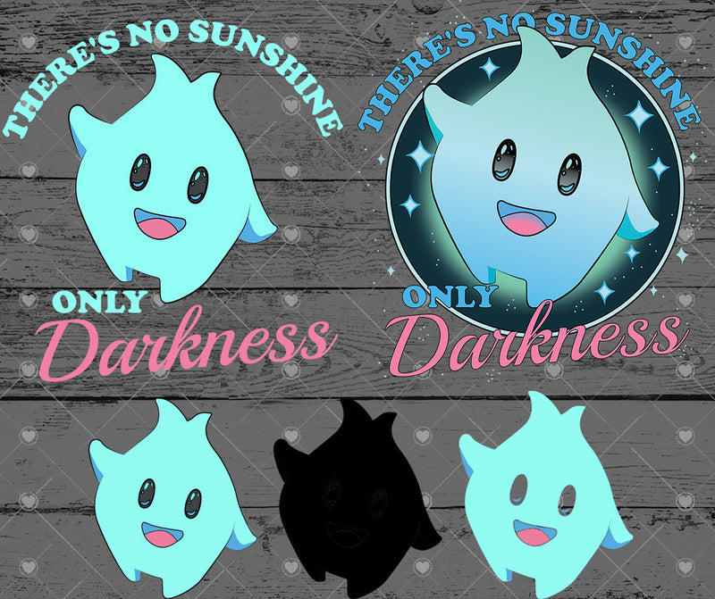 There's No Sunshine Only Darkness svg