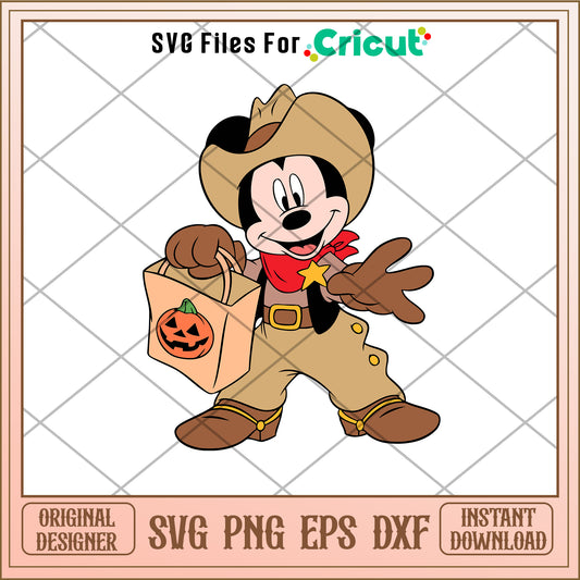 Mickey disney mouse halloween pumpkin svg