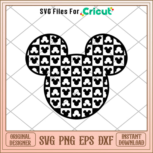 Disney mickey head SVG digital design