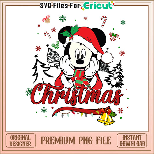 mickey mouse christmas decorations png, disney christmas png