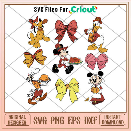 mickey mouse thanksgiving svg, mickey svg, halloween svg