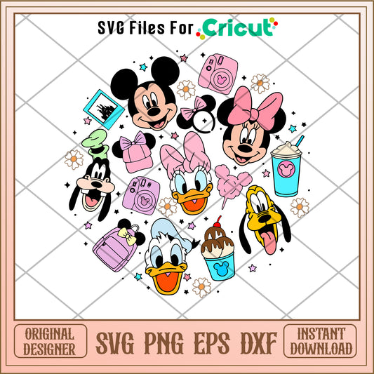Disney Mickey vibes SVG design