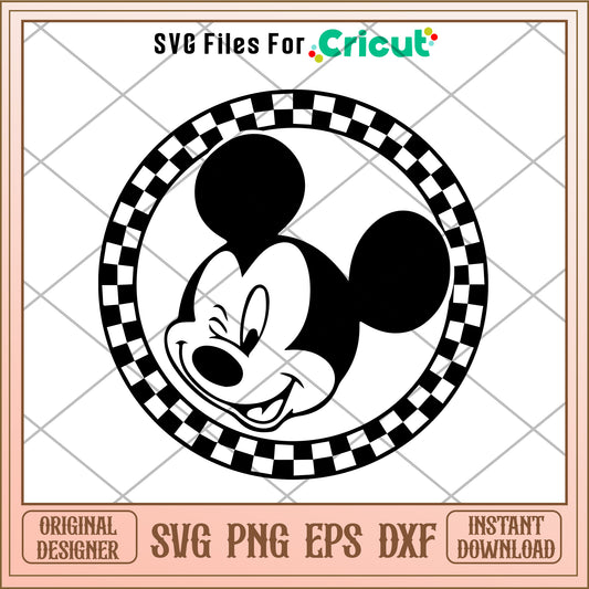 Disney Mickey mouse circle SVG design