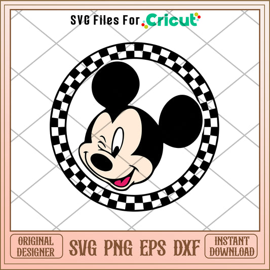 Disney Mickey circle SVG design