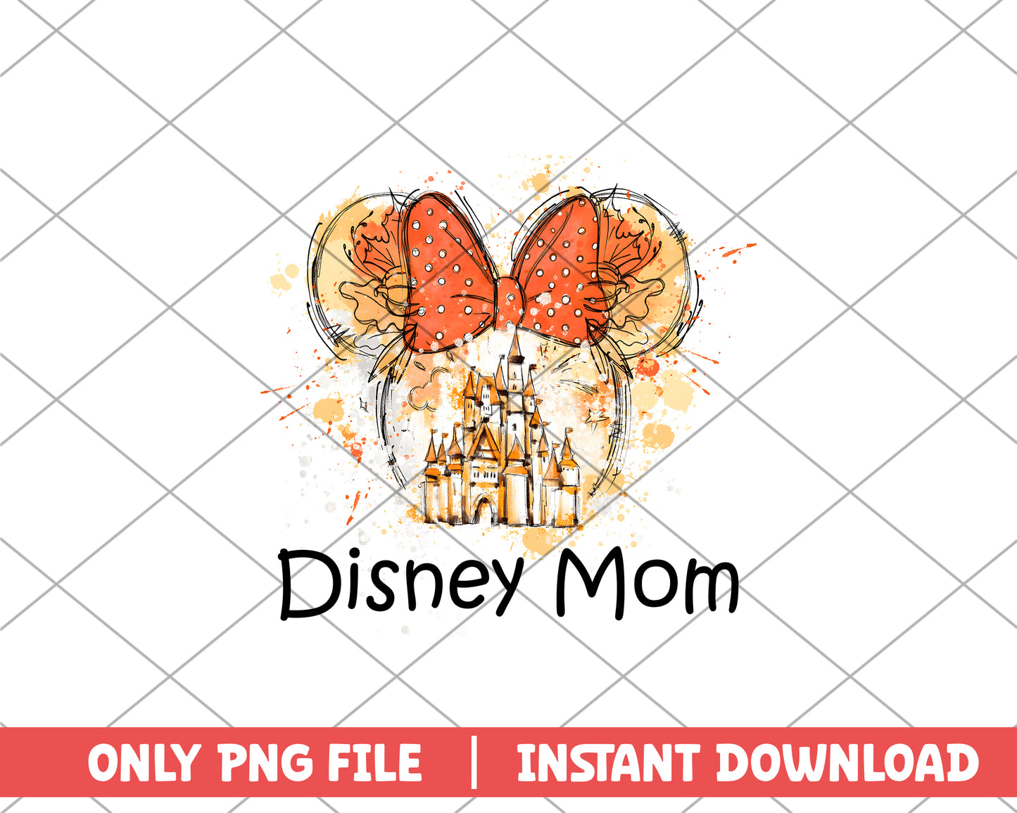 Disney Mom Minnie head png