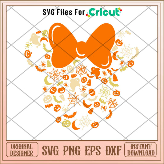 minnie mouse halloween svg, Disney characters svg, Digital Download 