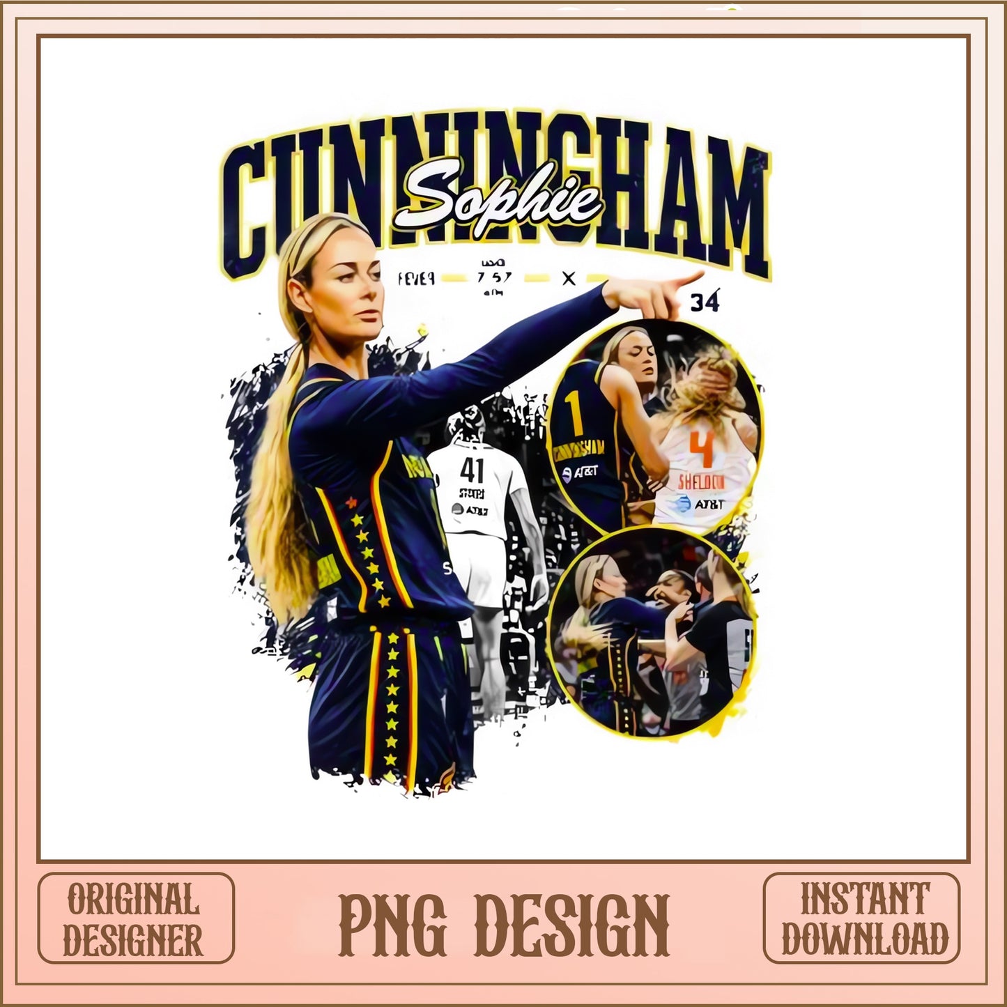 Sophie Cunningham PNG, Indiana Fever Basketball, WNBA PNG