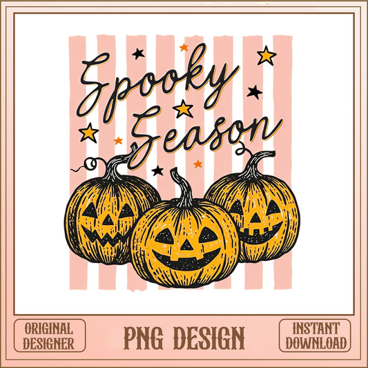 Spooky Season PNG, Halloween Pumpkin PNG, Jack O Lantern PNG