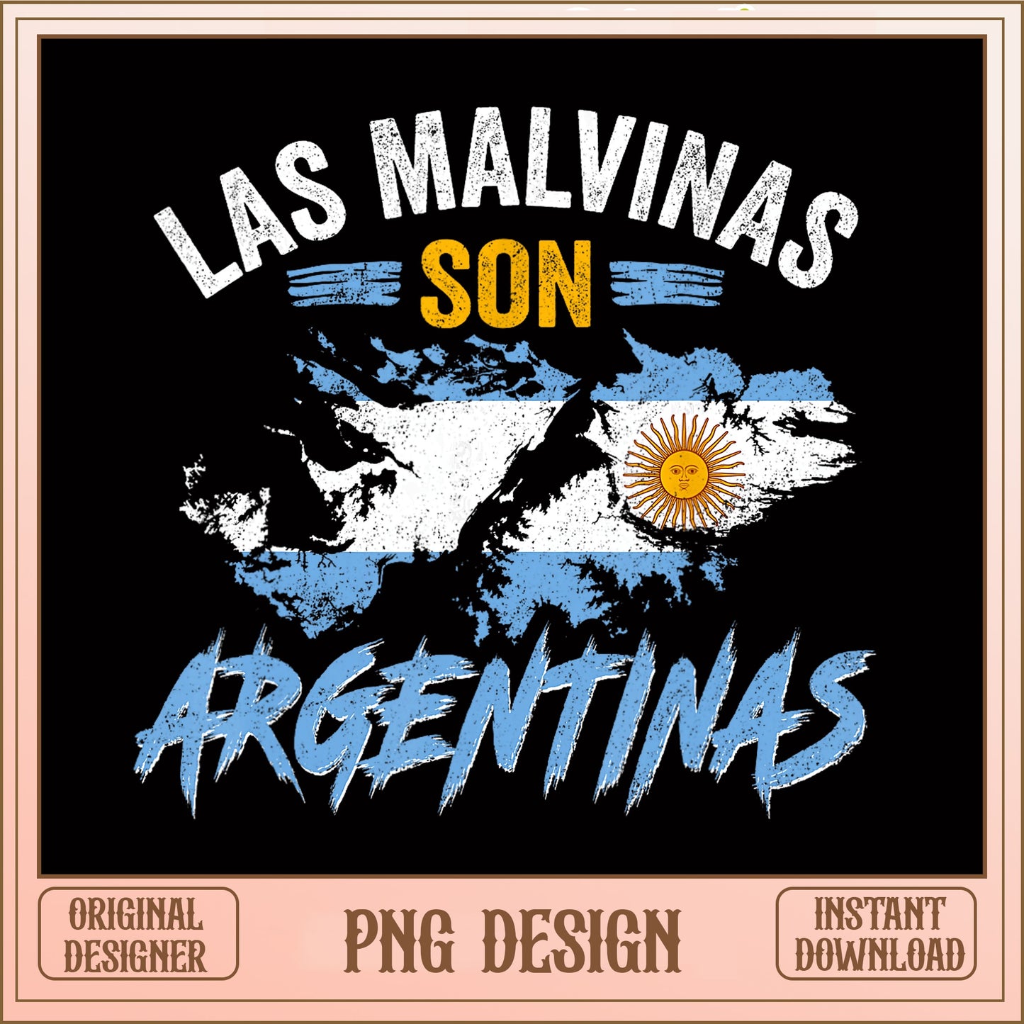Las Malvinas Son Argentinas PNG, Argentina Flag PNG, Patriotic PNG