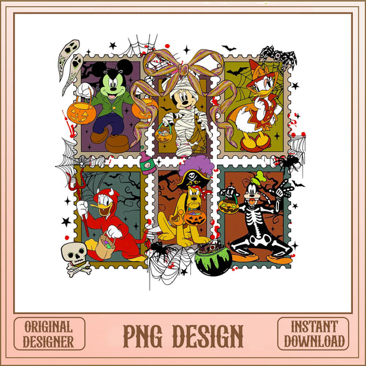 Mickey And Friends Halloween PNG, Disney Halloween PNG, Trick Or Treat PNG
