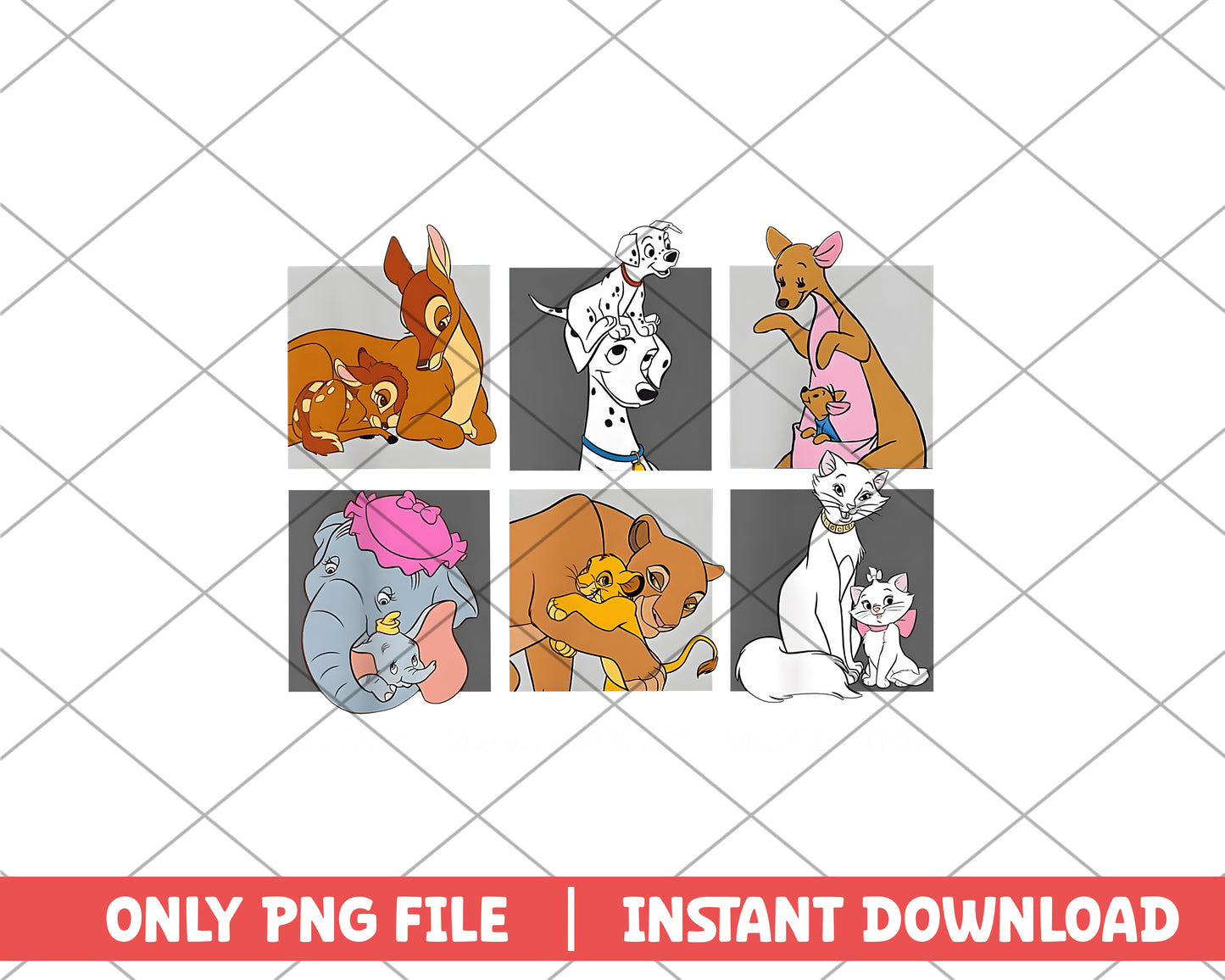 Disney Mother's Day png, cartoon png