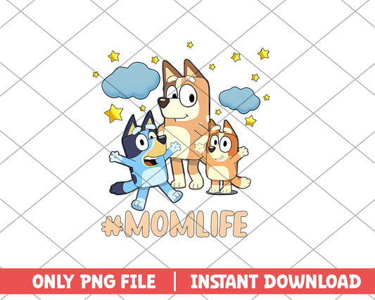 Mom Life Bluey and Bingo png