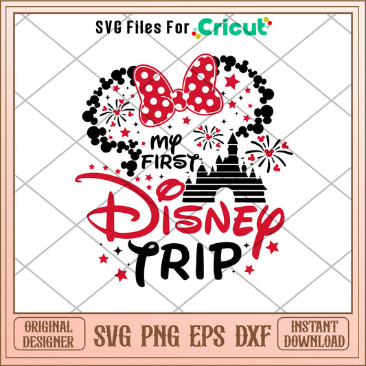 Minnie my first disney trip SVG design