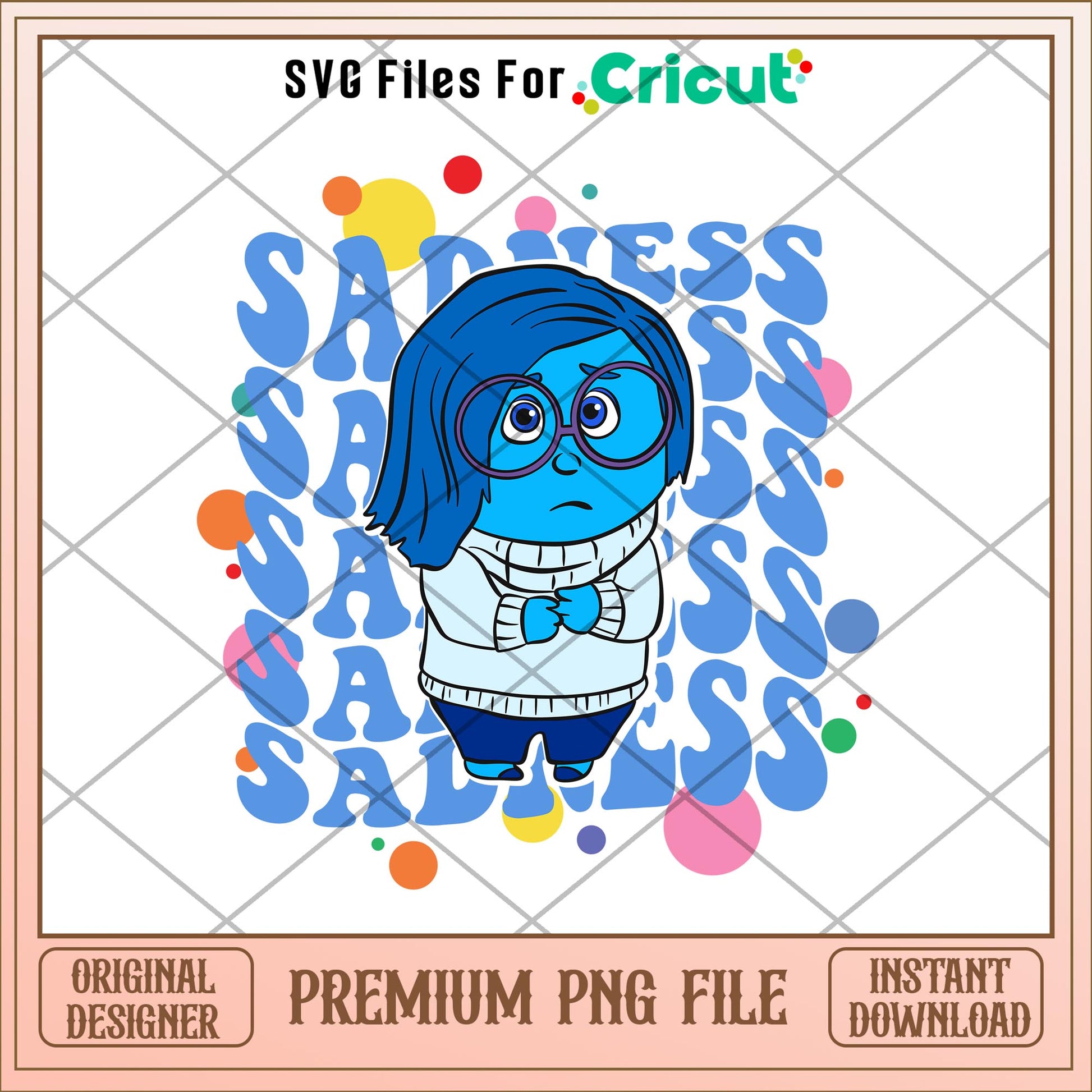 Inside out 2 sadness png